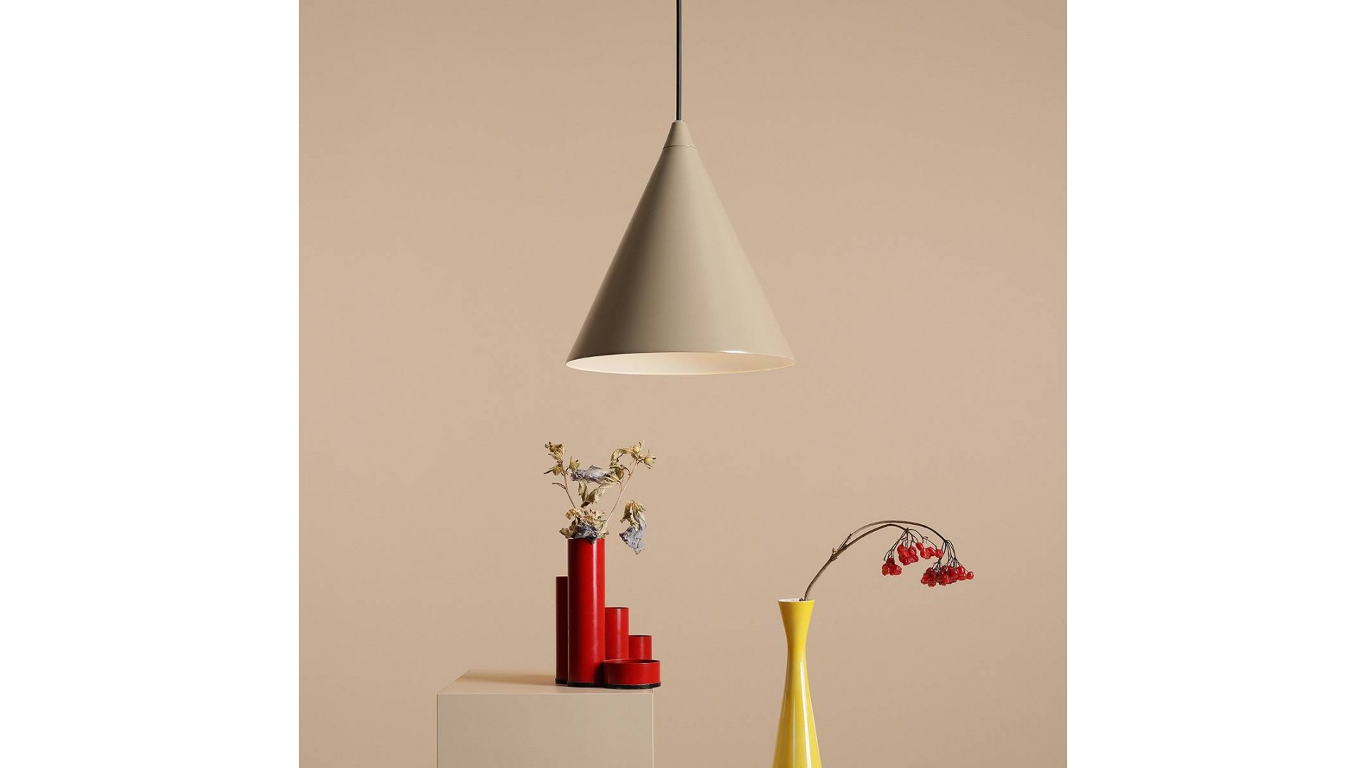 LAMPA WISZĄCA FORM BEIGE ALDEX 1108G17