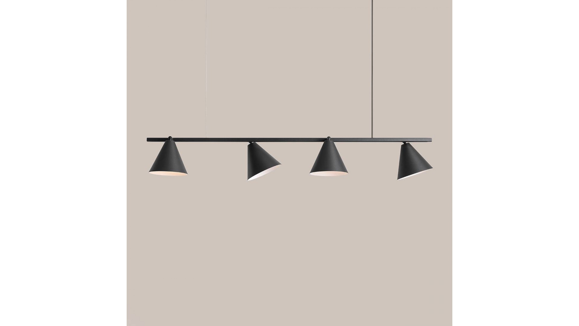 LAMPA WISZĄCA FORM 4 BLACK ALDEX 1108L1