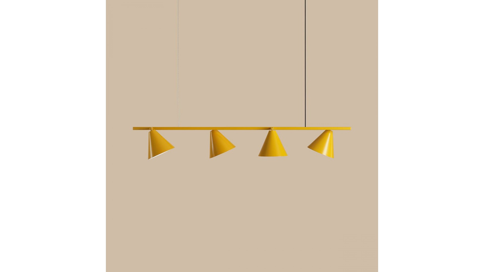 LAMPA WISZĄCA FORM 4 MUSTARD ALDEX 1108L14