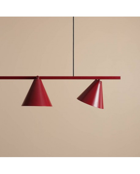 LAMPA WISZĄCA FORM 4 RED WINE ALDEX 1108L15