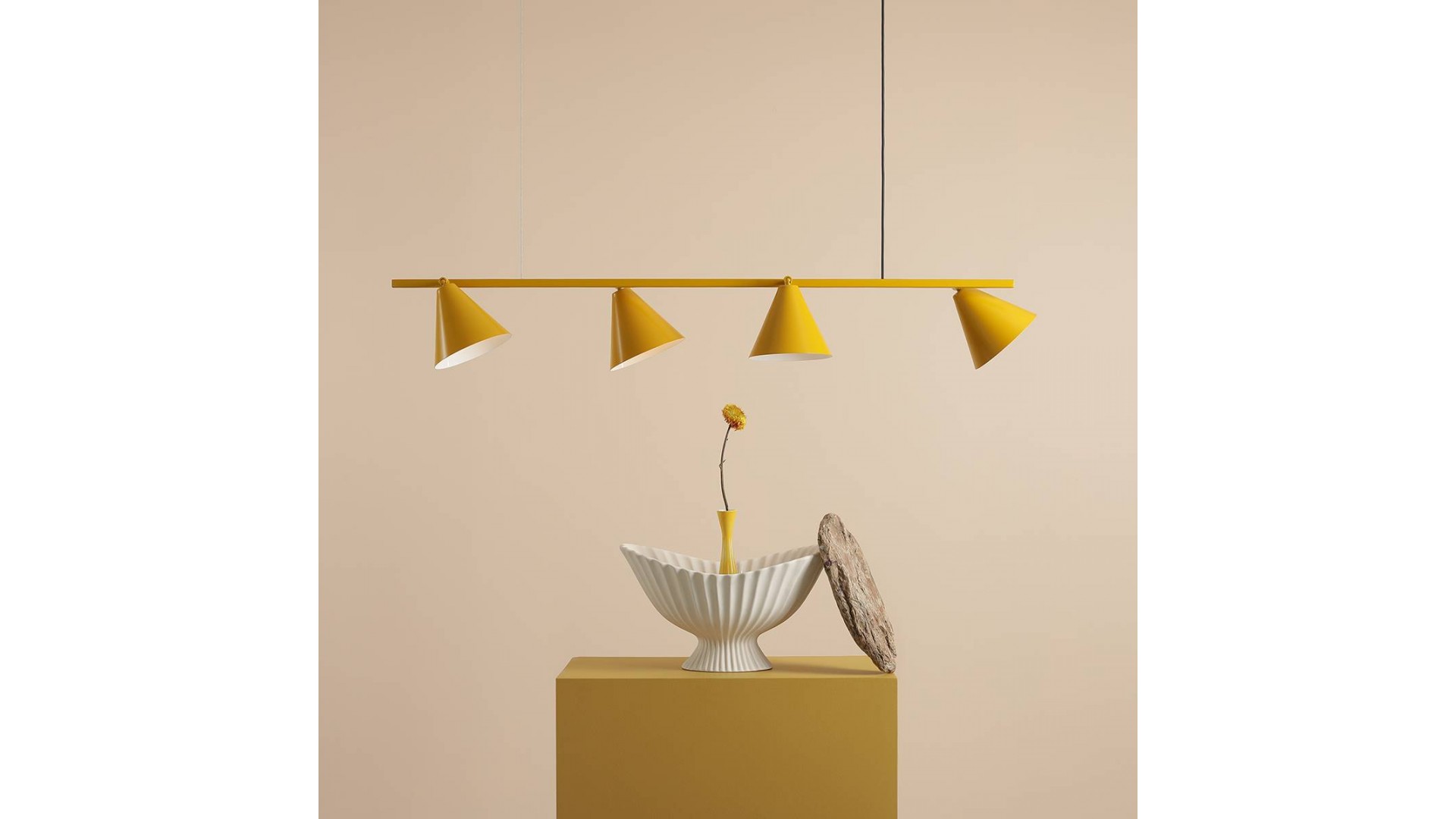 LAMPA WISZĄCA FORM 4 MUSTARD ALDEX 1108L14