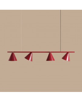 LAMPA WISZĄCA FORM 4 RED WINE ALDEX 1108L15