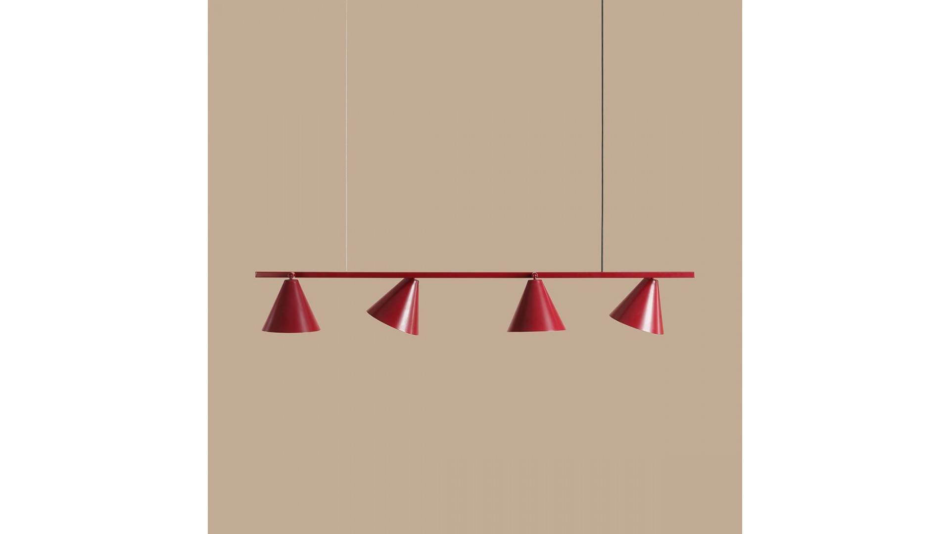 LAMPA WISZĄCA FORM 4 RED WINE ALDEX 1108L15