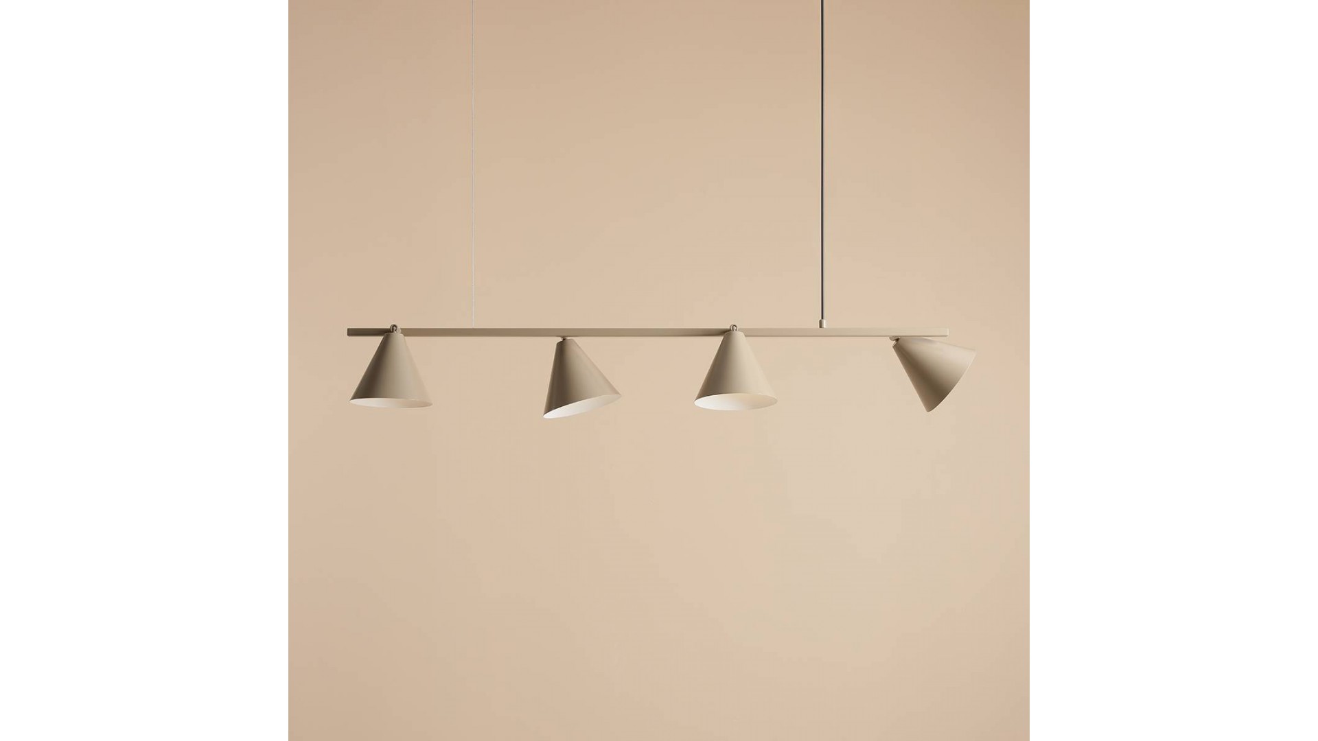 LAMPA WISZĄCA FORM 4 BEIGE ALDEX 1108L17