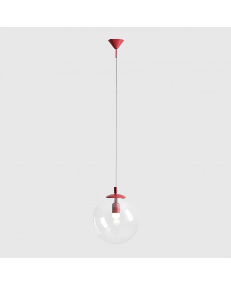 LAMPA WISZĄCA GLOBE RED WINE ALDEX 562G15