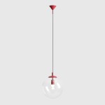 LAMPA WISZĄCA GLOBE RED WINE ALDEX 562G15