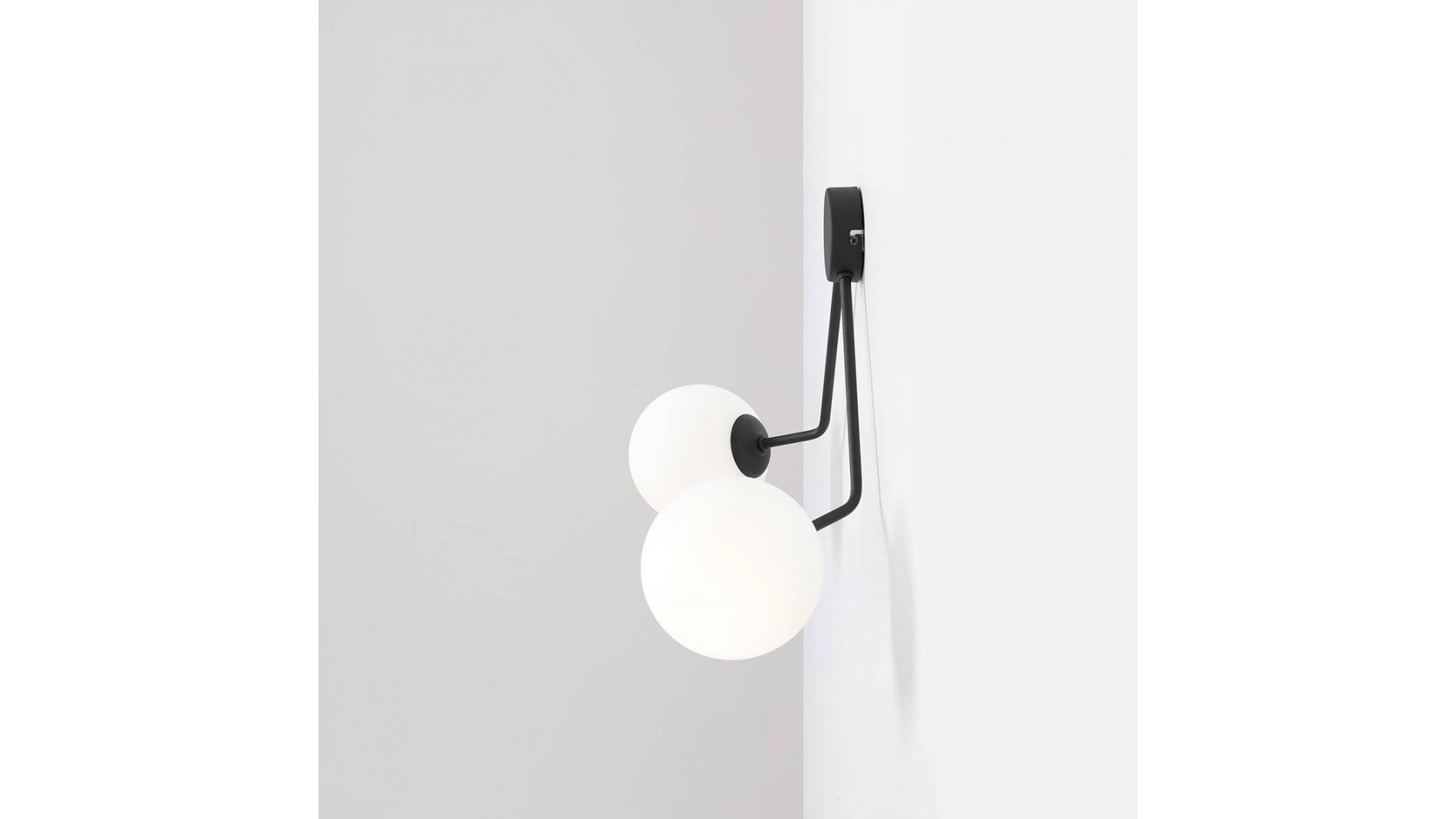 KINKIET HOLM 2 BLACK ALDEX 1082D1