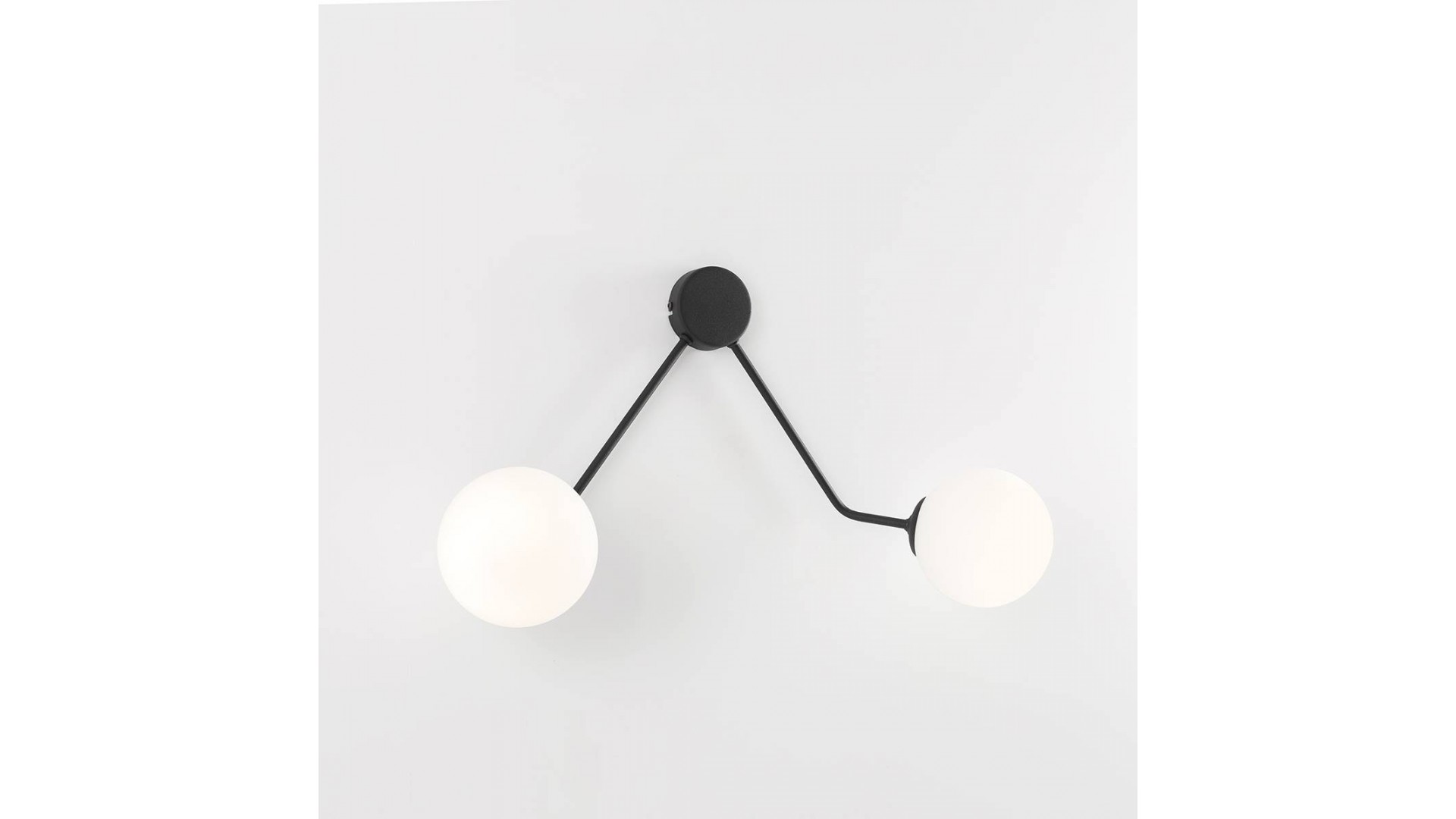 KINKIET HOLM 2 BLACK ALDEX 1082D1
