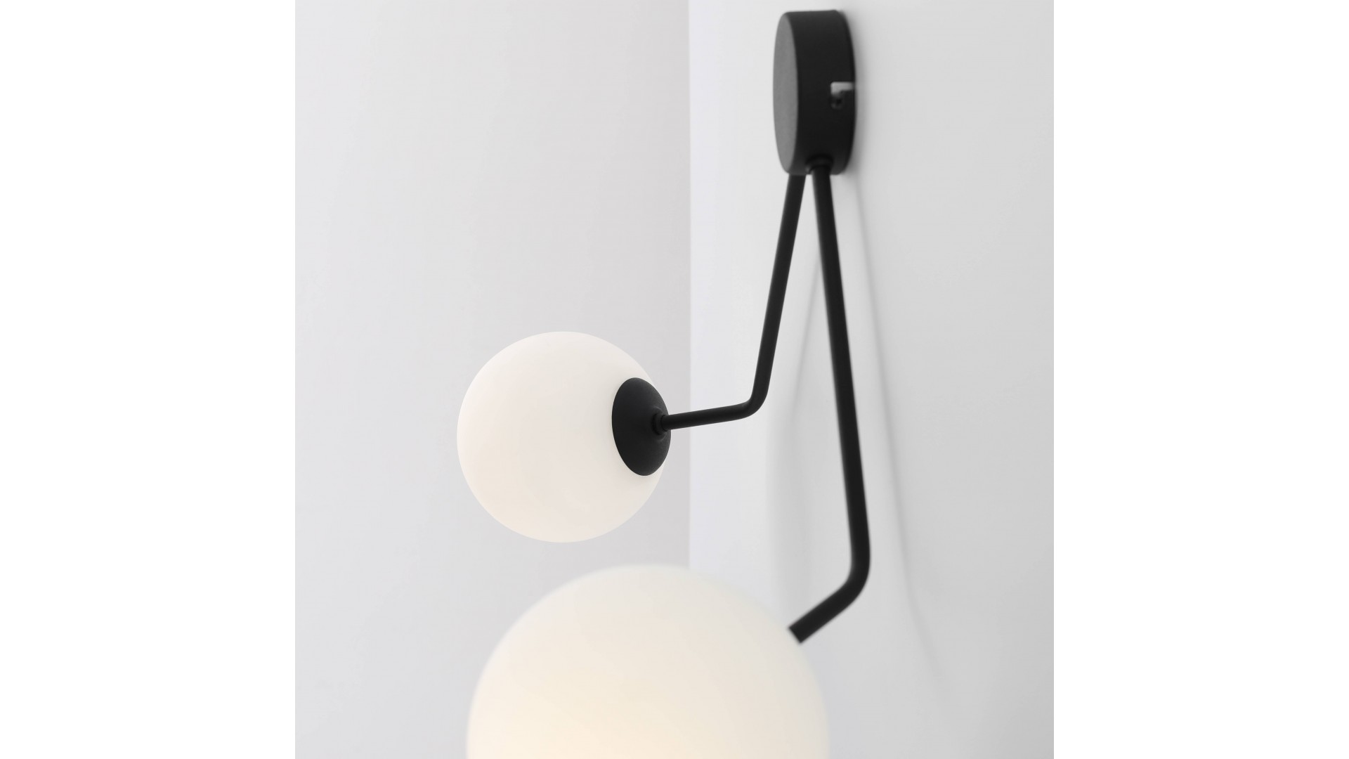 KINKIET HOLM 2 BLACK ALDEX 1082D1