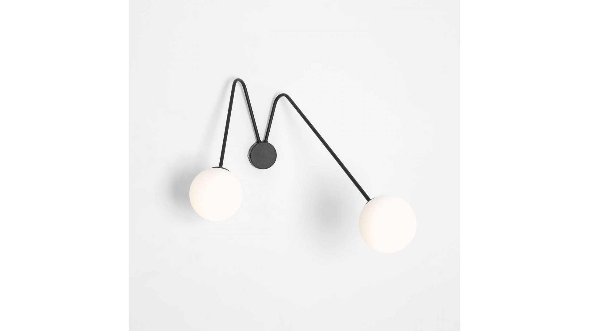 KINKIET HOLM 2 BLACK L ALDEX 1082D1_L
