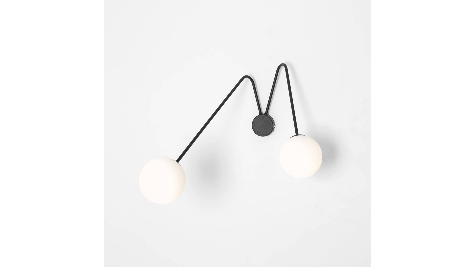 KINKIET HOLM 2 BLACK L ALDEX 1082D1_L