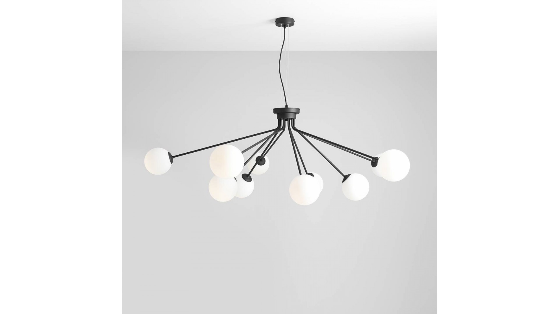 LAMPA WISZĄCA HOLM 10 BLACK ALDEX 1082M1