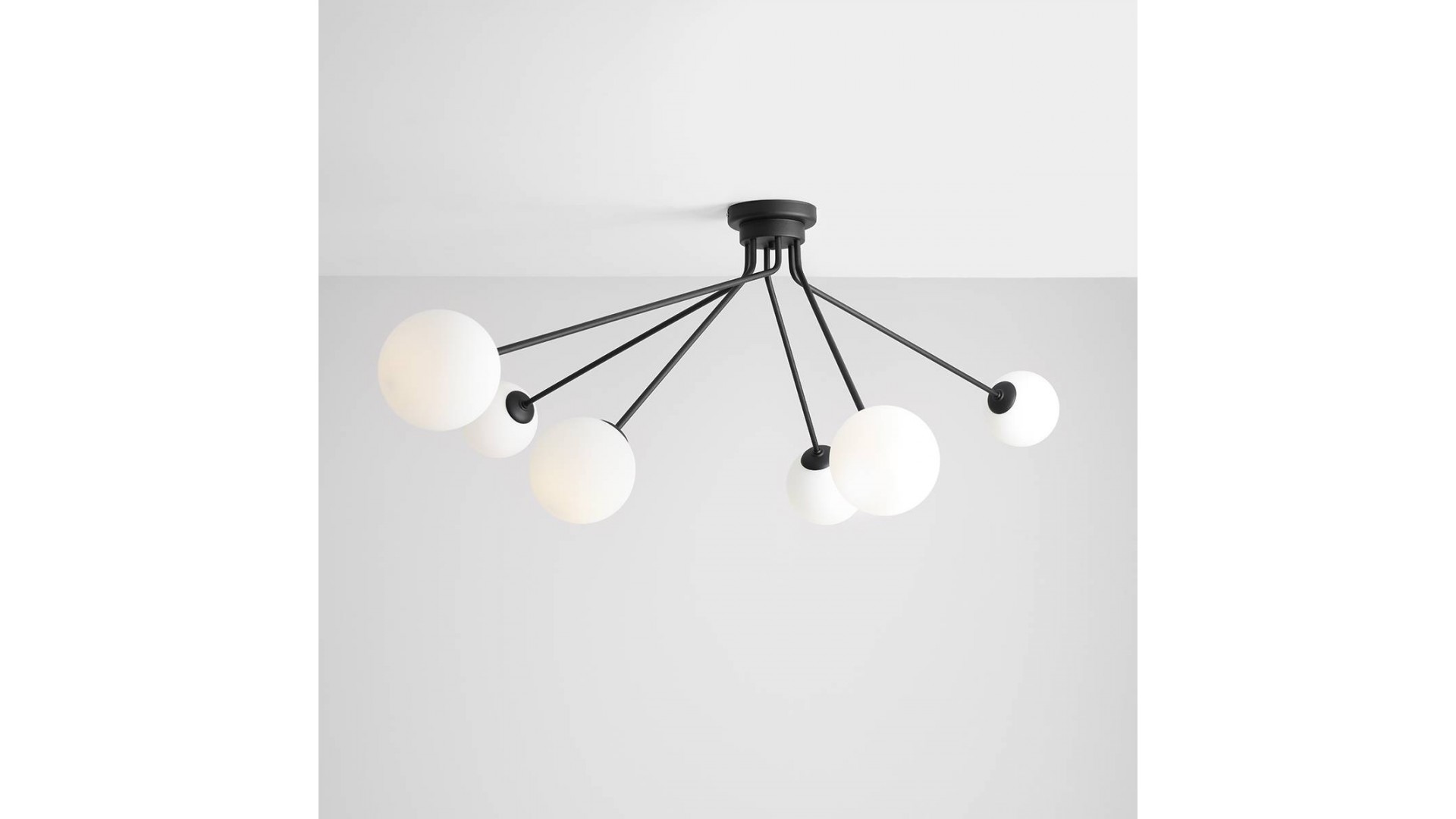 PLAFON HOLM 6 BLACK ALDEX 1082PL_K1