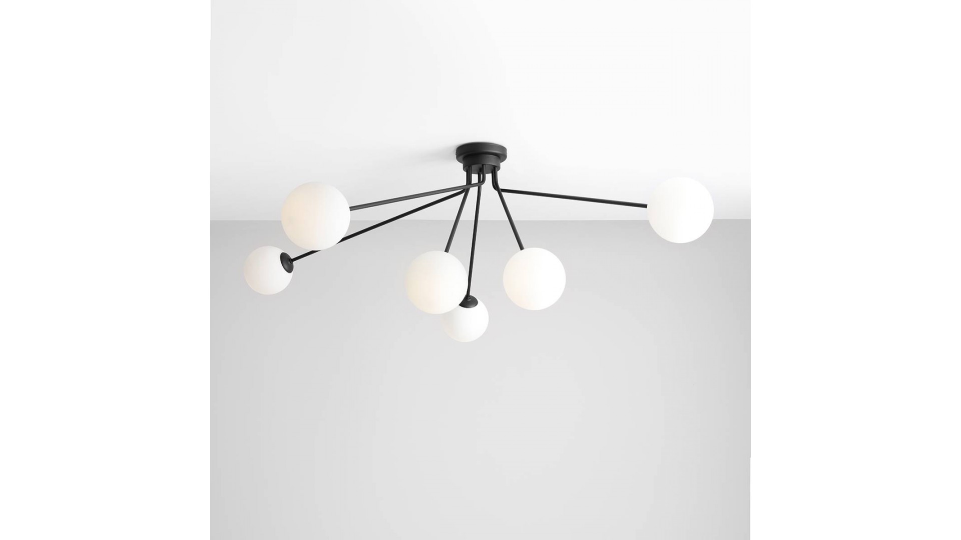 PLAFON HOLM 6 BLACK ALDEX 1082PL_K1