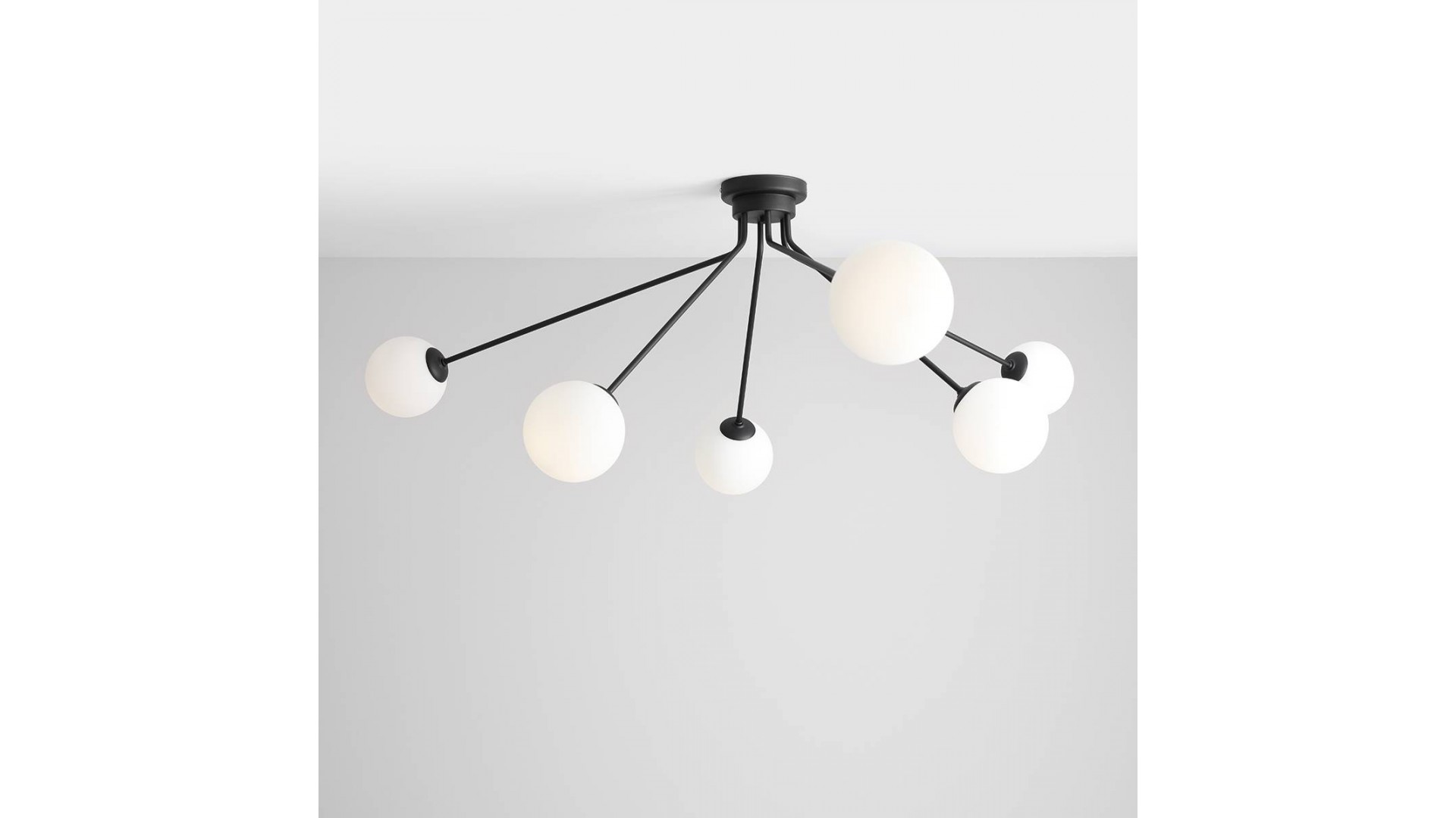 PLAFON HOLM 6 BLACK ALDEX 1082PL_K1