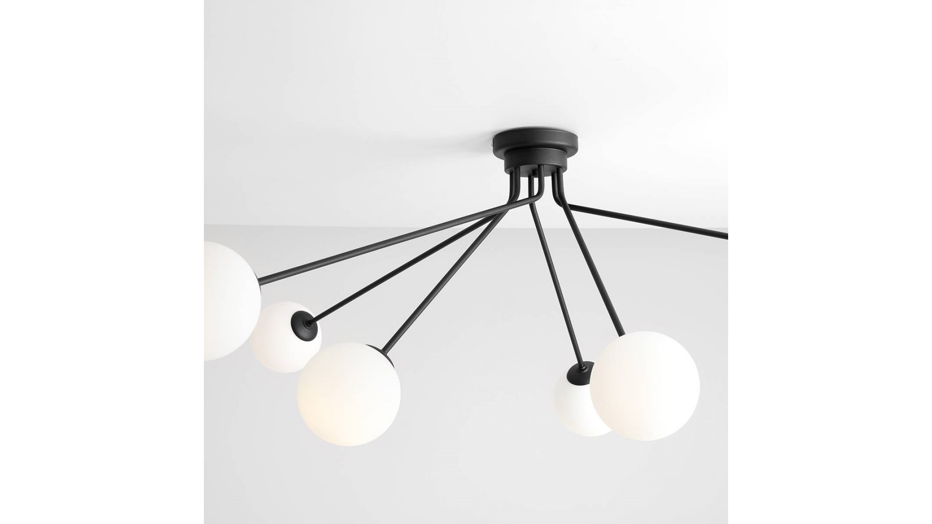 PLAFON HOLM 6 BLACK ALDEX 1082PL_K1