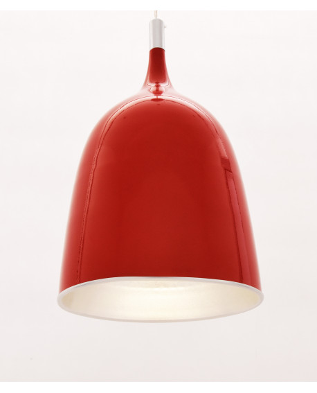 NOWOCZESNA LAMPA WISZĄCA CZERWONA BELTONE