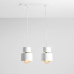 LAMPA WISZĄCA KADM 2 WHITE ALDEX 1029H