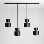 LAMPA WISZĄCA KADM 4 BLACK ALDEX 1029L1