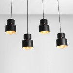 LAMPA WISZĄCA KADM 4 BLACK ALDEX 1029L1