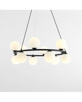 LAMPA WISZĄCA KRONE 12 BLACK ALDEX 1085R1