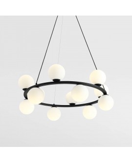 LAMPA WISZĄCA KRONE 12 BLACK ALDEX 1085R1