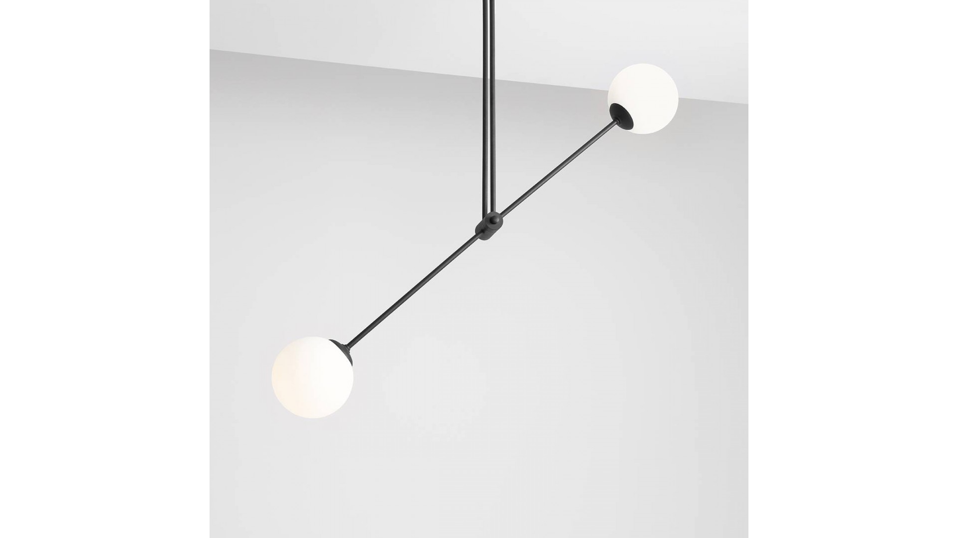 PLAFON OHIO 2 BLACK ALDEX 1081PL_H1
