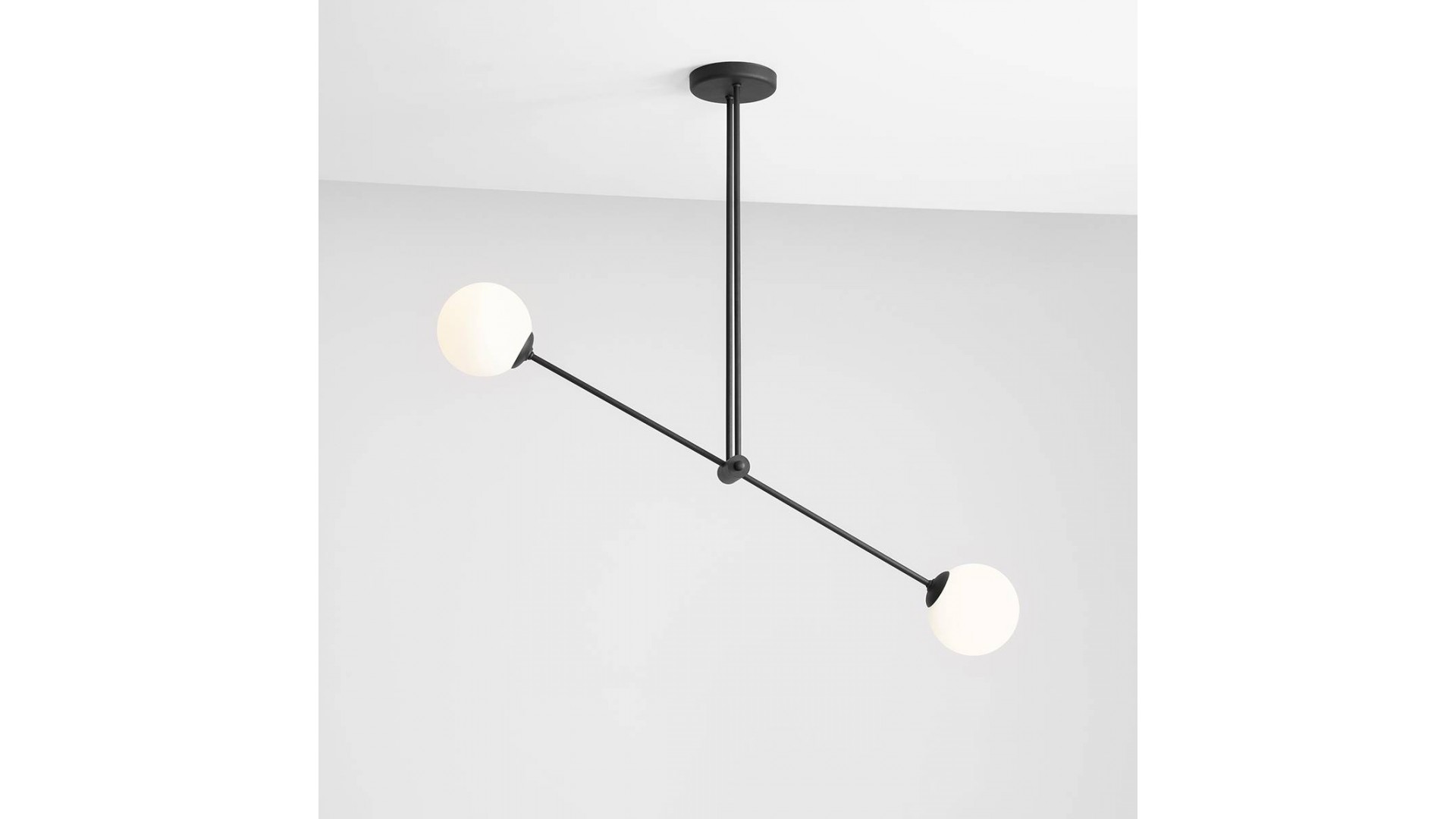 PLAFON OHIO 2 BLACK ALDEX 1081PL_H1