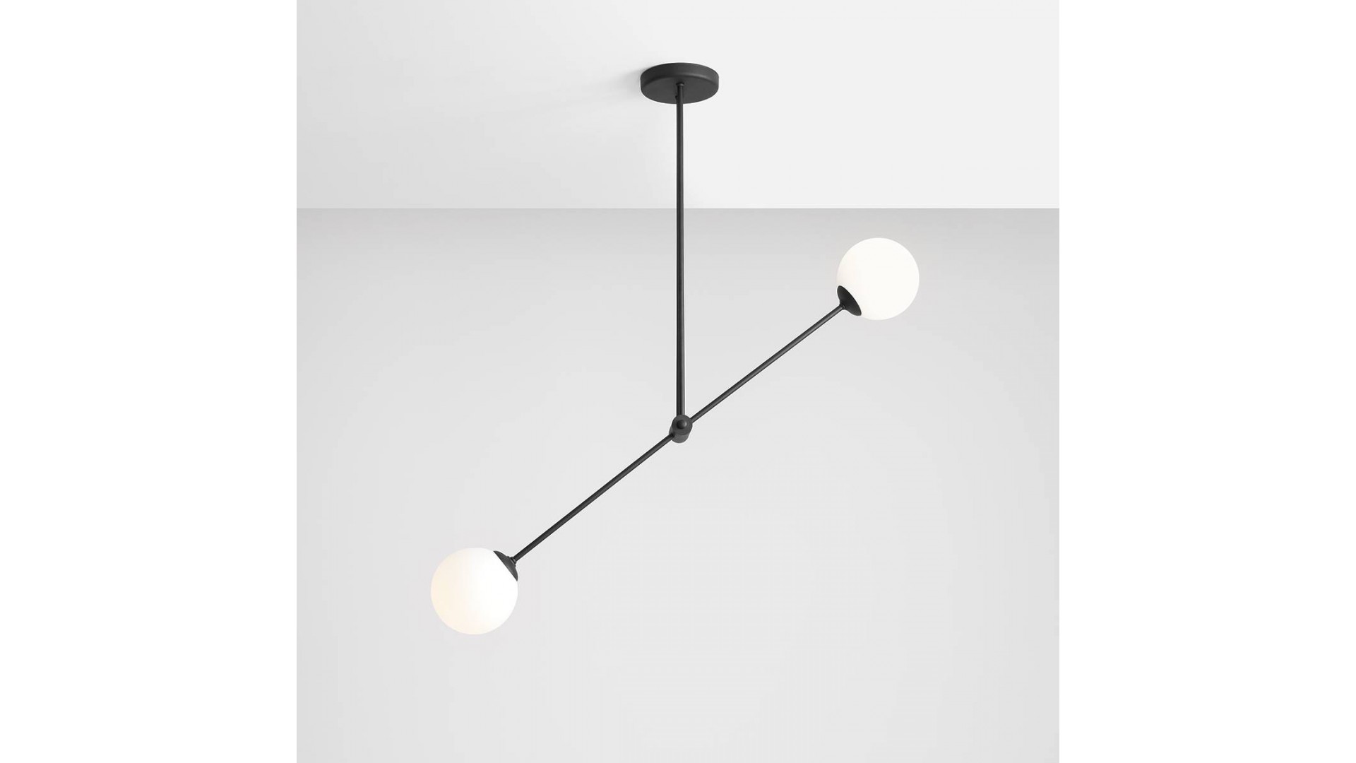 PLAFON OHIO 2 BLACK ALDEX 1081PL_H1
