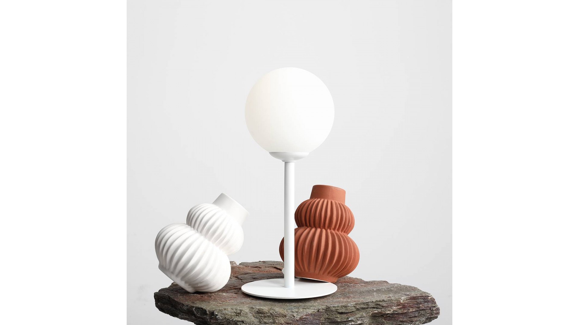 LAMPKA BIURKOWA PINNE WHITE ALDEX 1080B
