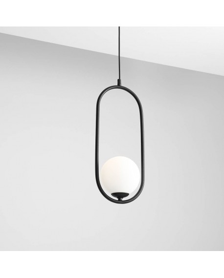 LAMPA WISZĄCA RIVA BLACK ALDEX 1086G1