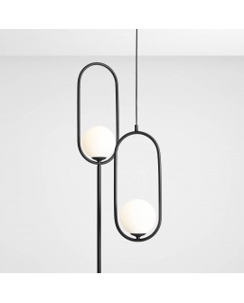 LAMPA WISZĄCA RIVA BLACK ALDEX 1086G1