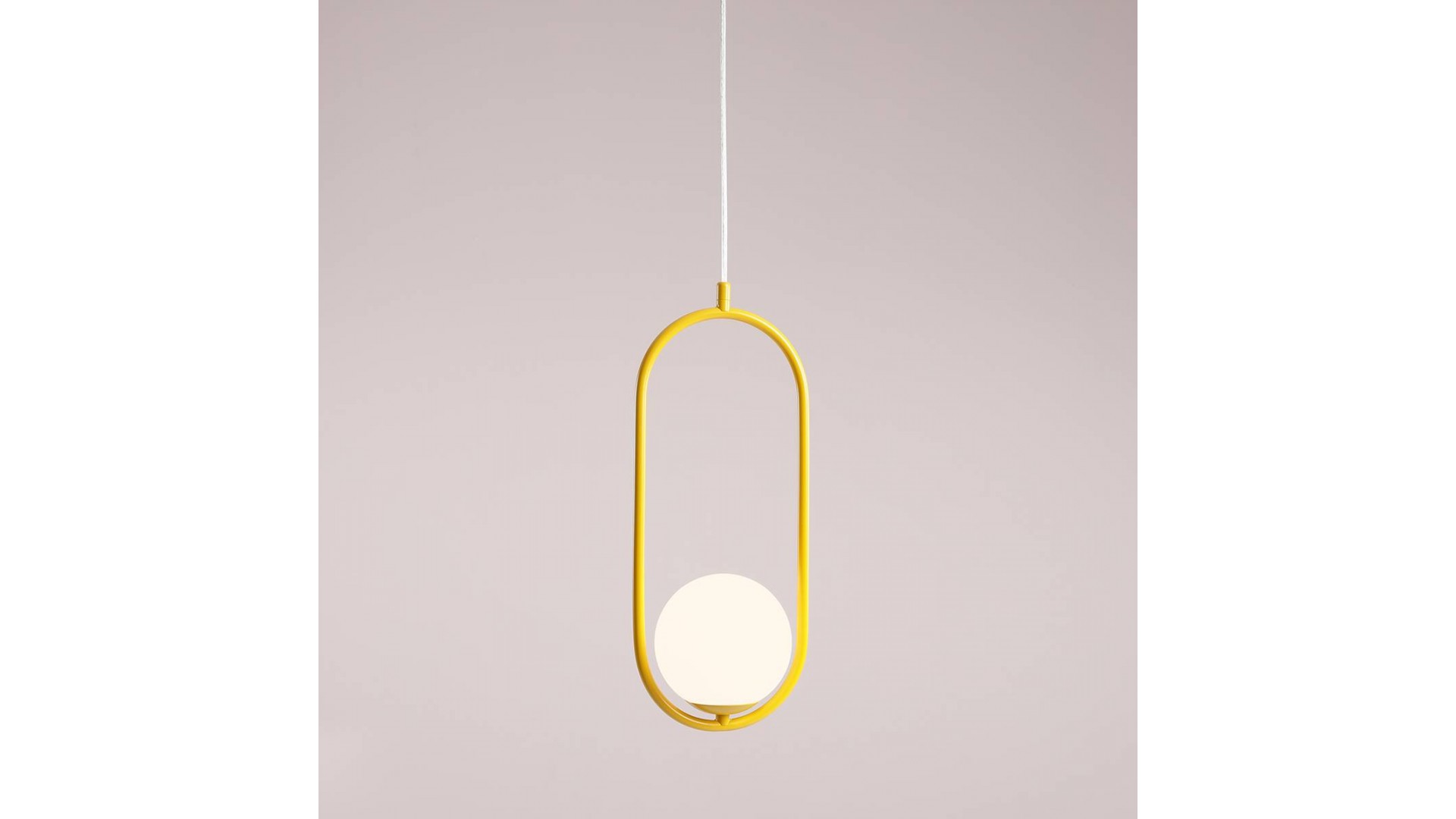 LAMPA WISZĄCA RIVA MUSTARD ALDEX 1086G14