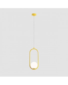 LAMPA WISZĄCA RIVA MUSTARD ALDEX 1086G14