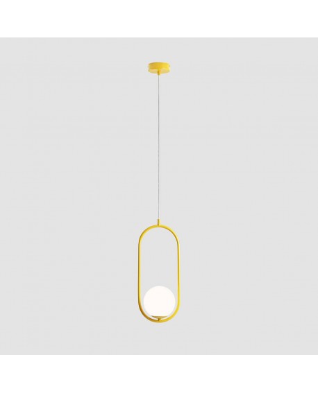 LAMPA WISZĄCA RIVA MUSTARD ALDEX 1086G14