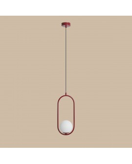 LAMPA WISZĄCA RIVA RED WINE ALDEX 1086G15