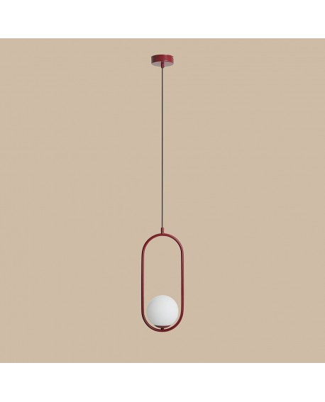 LAMPA WISZĄCA RIVA RED WINE ALDEX 1086G15