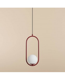 LAMPA WISZĄCA RIVA RED WINE ALDEX 1086G15