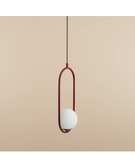 LAMPA WISZĄCA RIVA RED WINE ALDEX 1086G15