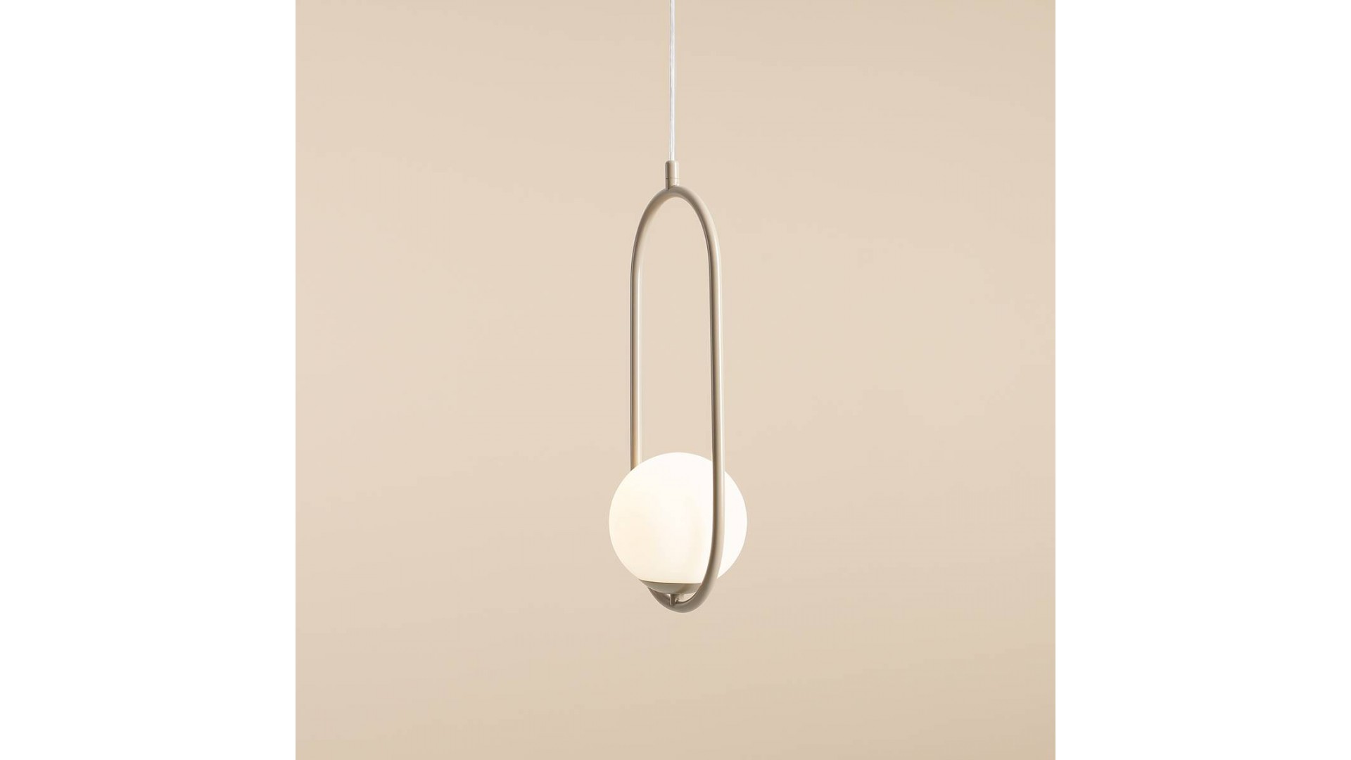 LAMPA WISZĄCA RIVA BEIGE ALDEX 1086G17