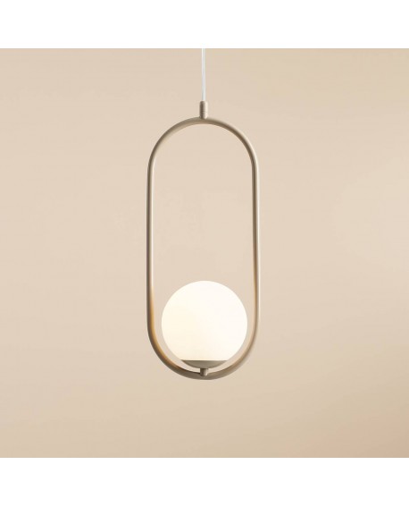 LAMPA WISZĄCA RIVA BEIGE ALDEX 1086G17