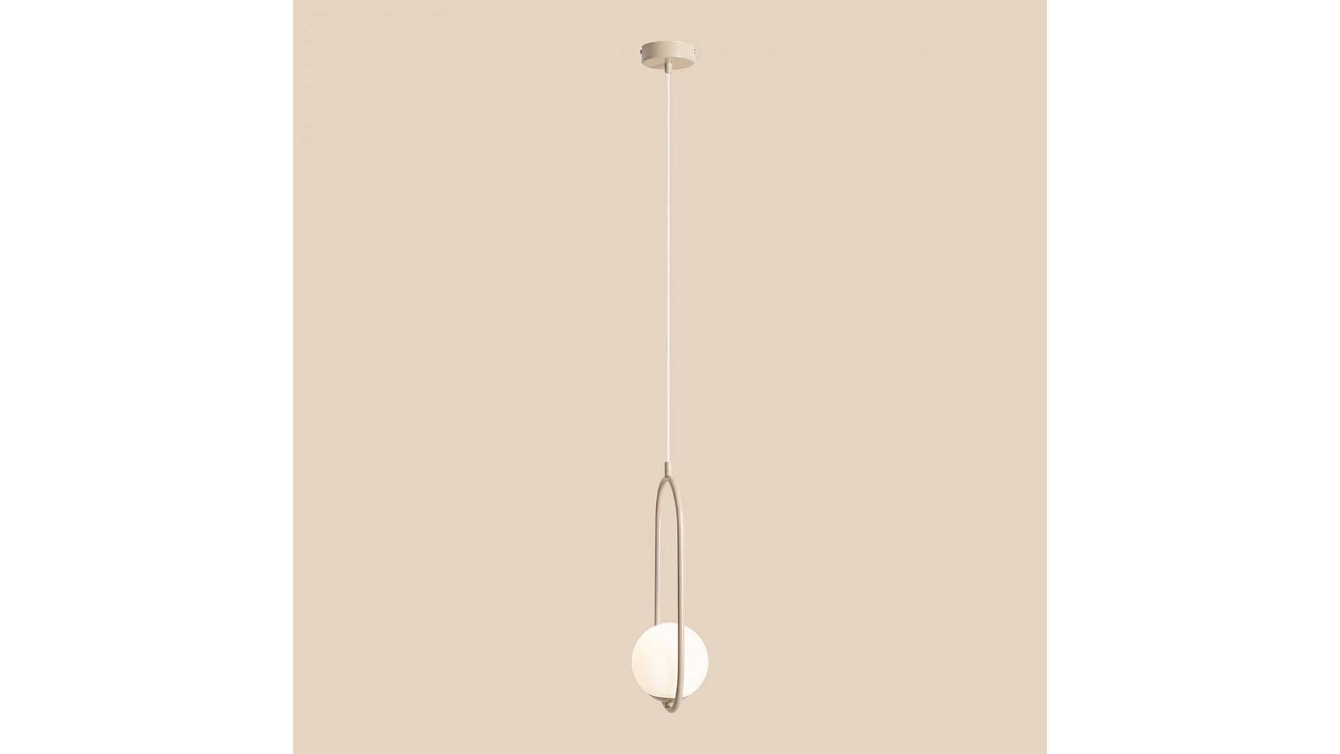 LAMPA WISZĄCA RIVA BEIGE ALDEX 1086G17