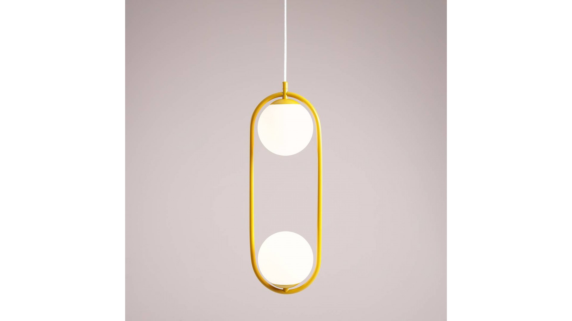 LAMPA WISZĄCA RIVA 2 MUSTARD ALDEX 1086H14