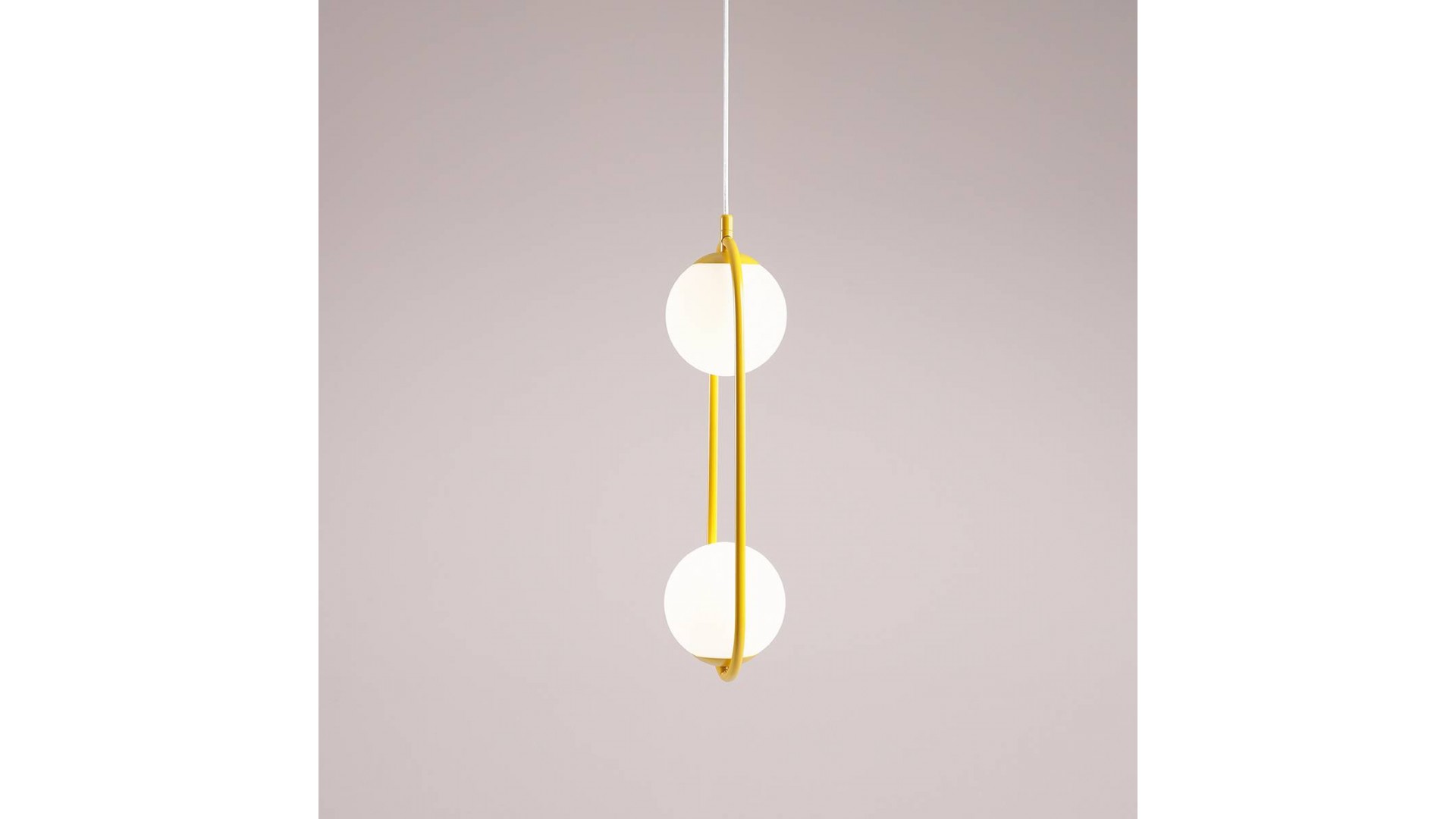 LAMPA WISZĄCA RIVA 2 MUSTARD ALDEX 1086H14