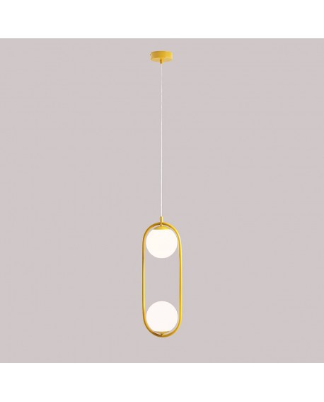 LAMPA WISZĄCA RIVA 2 MUSTARD ALDEX 1086H14