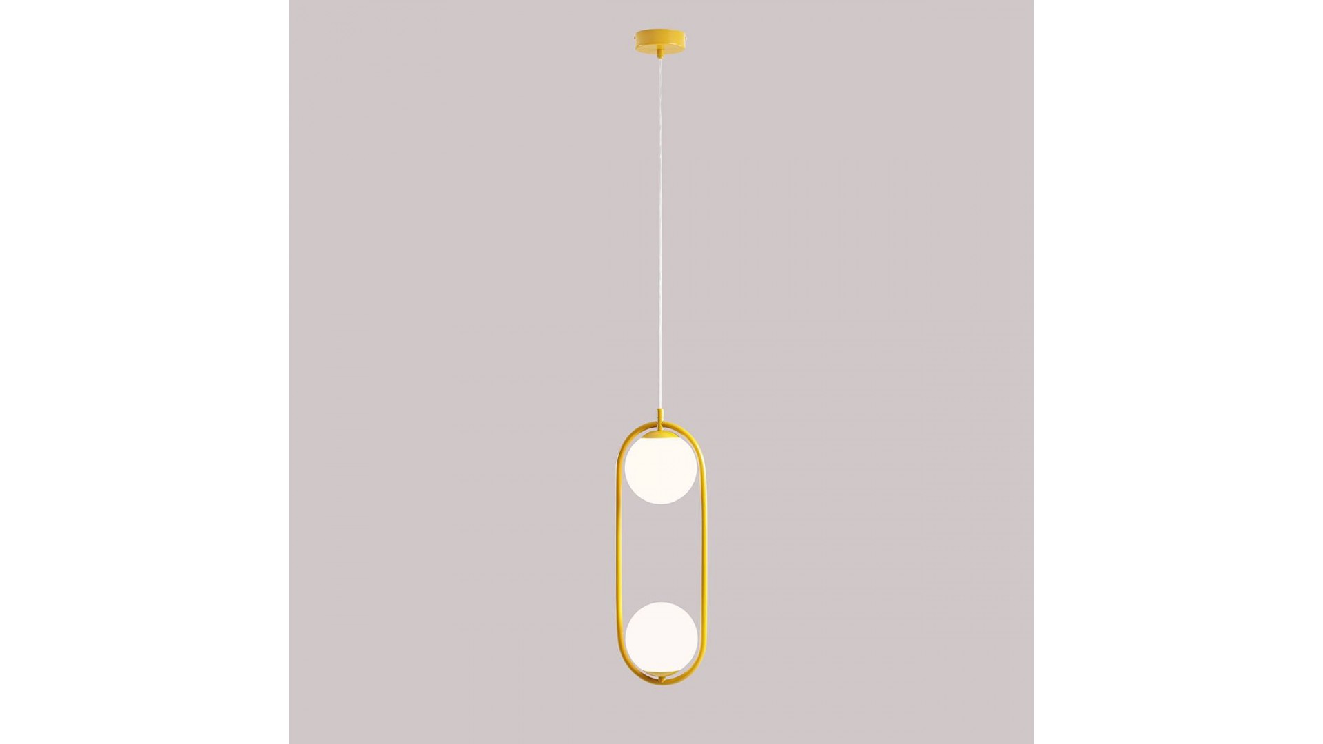 LAMPA WISZĄCA RIVA 2 MUSTARD ALDEX 1086H14
