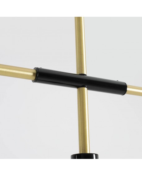 LAMPA WISZĄCA TREVO 7 BLACK BRASS ALDEX 1083T40