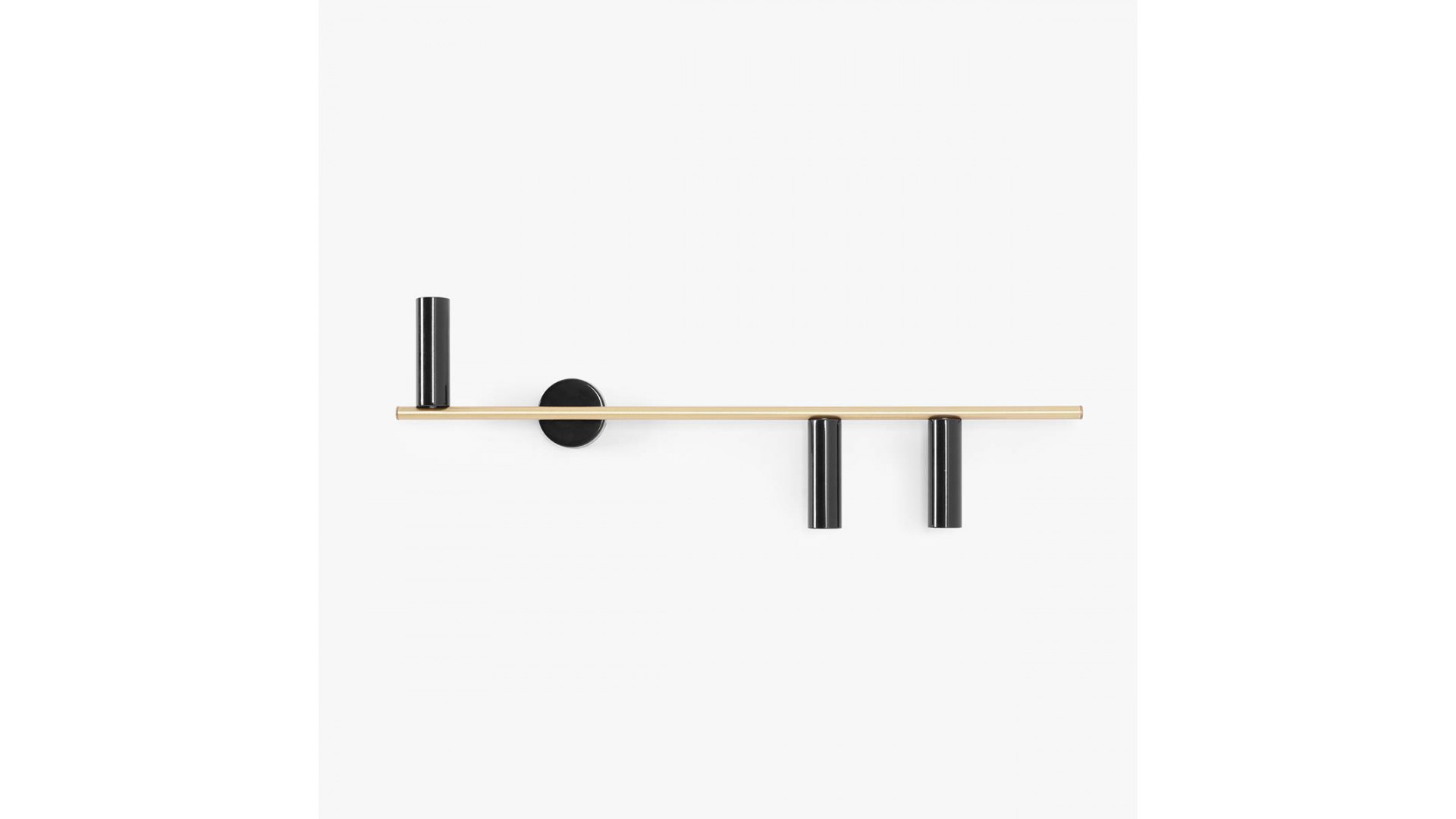 KINKIET TREVO 3 BLACK BRASS (right) ALDEX 1083Y40_2