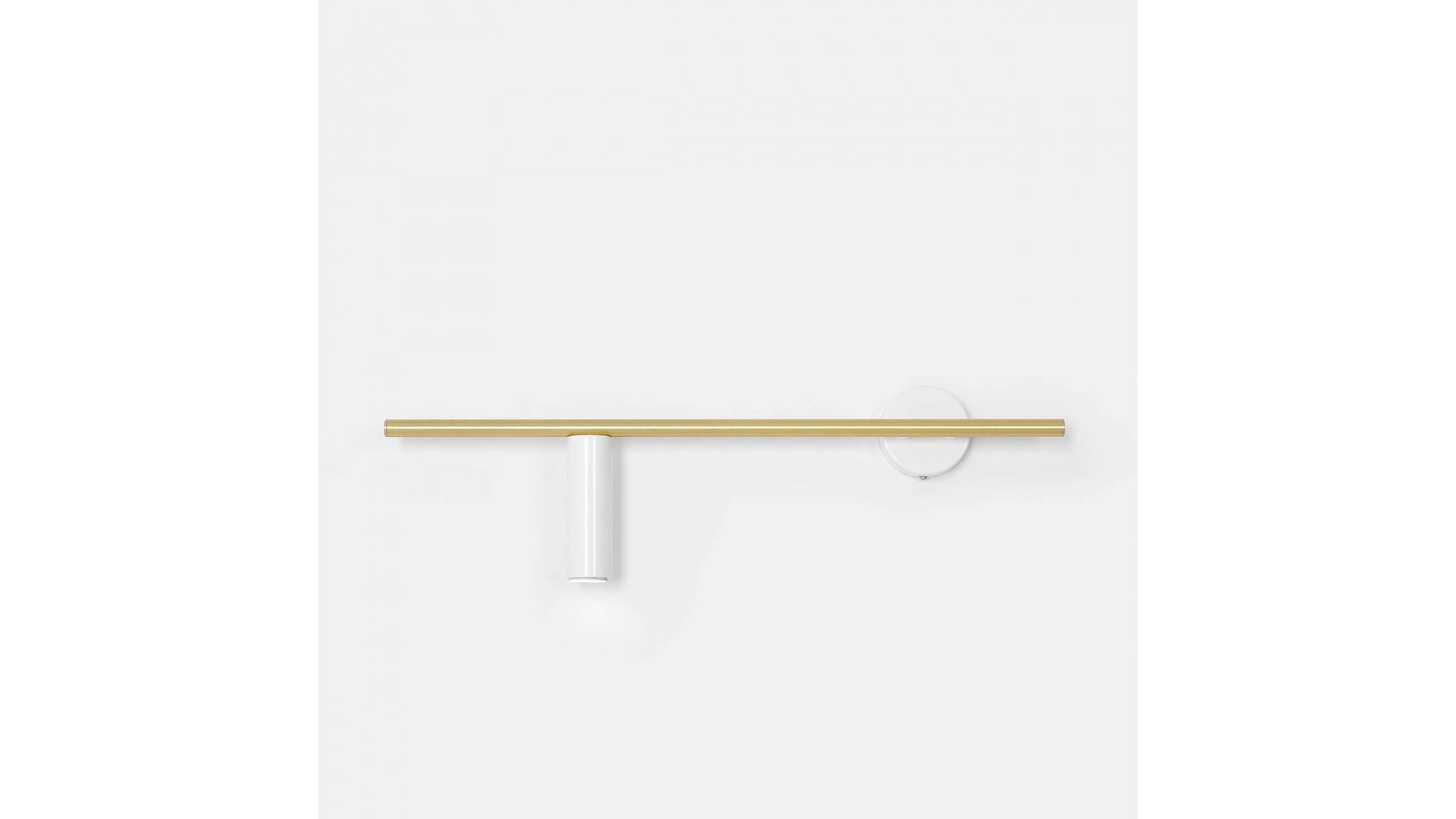 KINKIET TREVO WHITE BRASS (left) ALDEX 1097C40