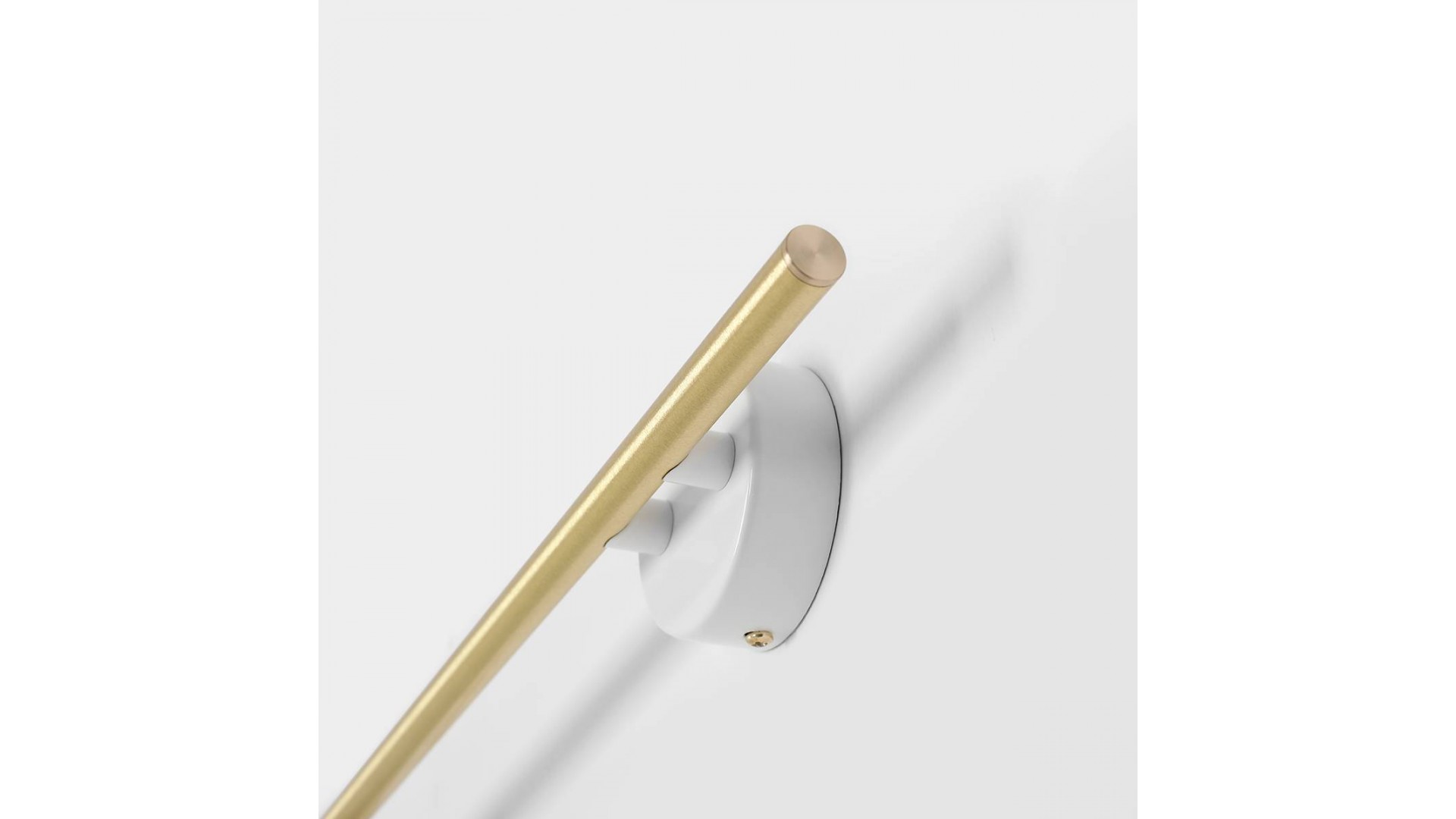 KINKIET TREVO WHITE BRASS (left) ALDEX 1097C40